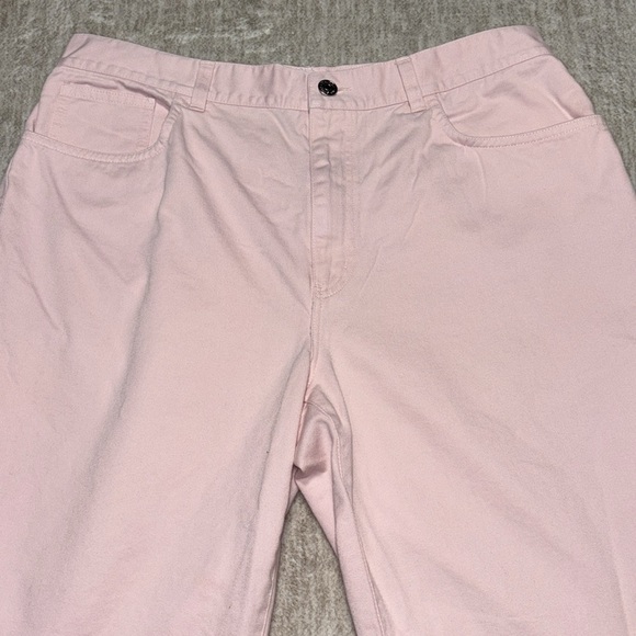 14 Women's Lauren Ralph Lauren Pink cropped Capri jeans pants - Picture 2 of 6